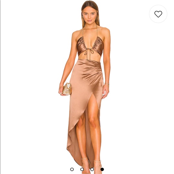 NONCHALANT the label Cosette Top & skirt in Brown